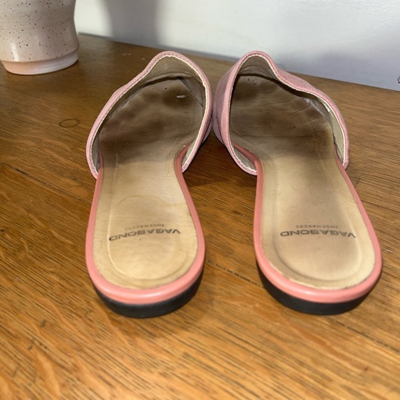 VAGABOND – Pink Suede Pointed-Toe Mules – Size 39 - Picture 7 of 10